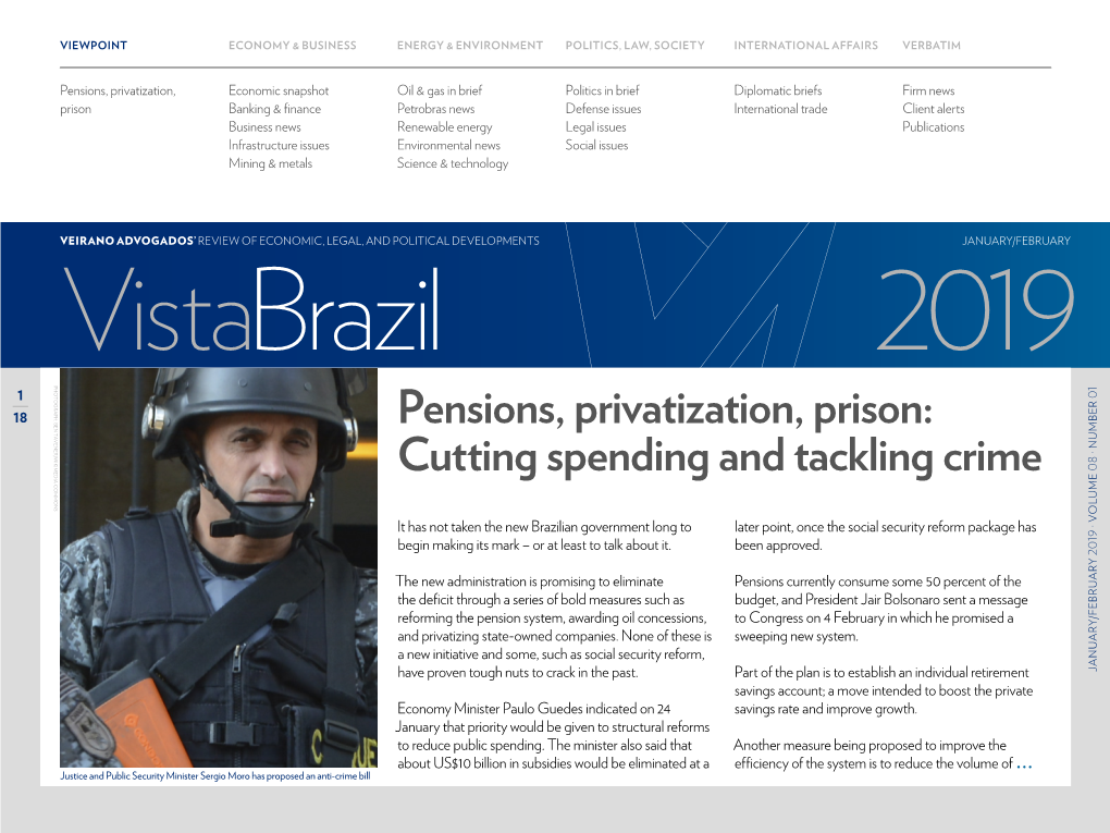 Pensions, Privatization, Prison: · NUMBER NUMBER · Cutting Spending and Tackling Crime 08