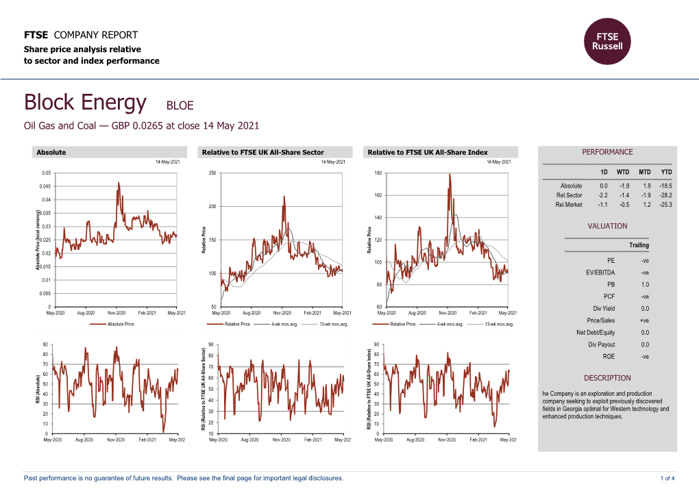 FTSE Factsheet