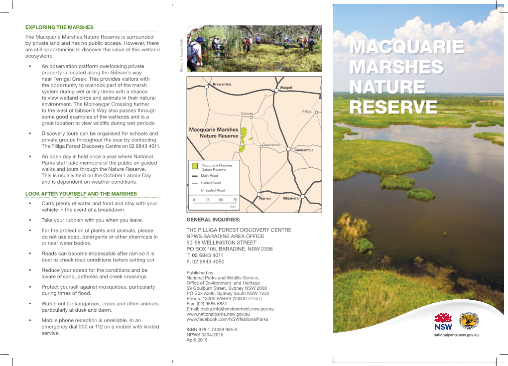 Macquarie Marshes Nature Reserve Brochure