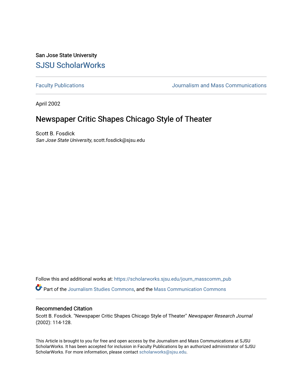 Newspaper Critic Shapes Chicago Style of Theater