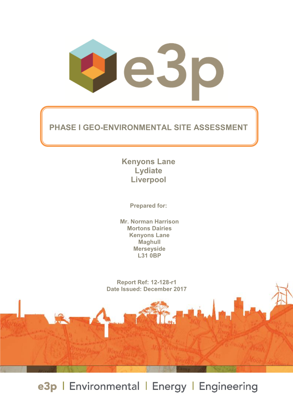 PHASE I GEO-ENVIRONMENTAL SITE ASSESSMENT Kenyons