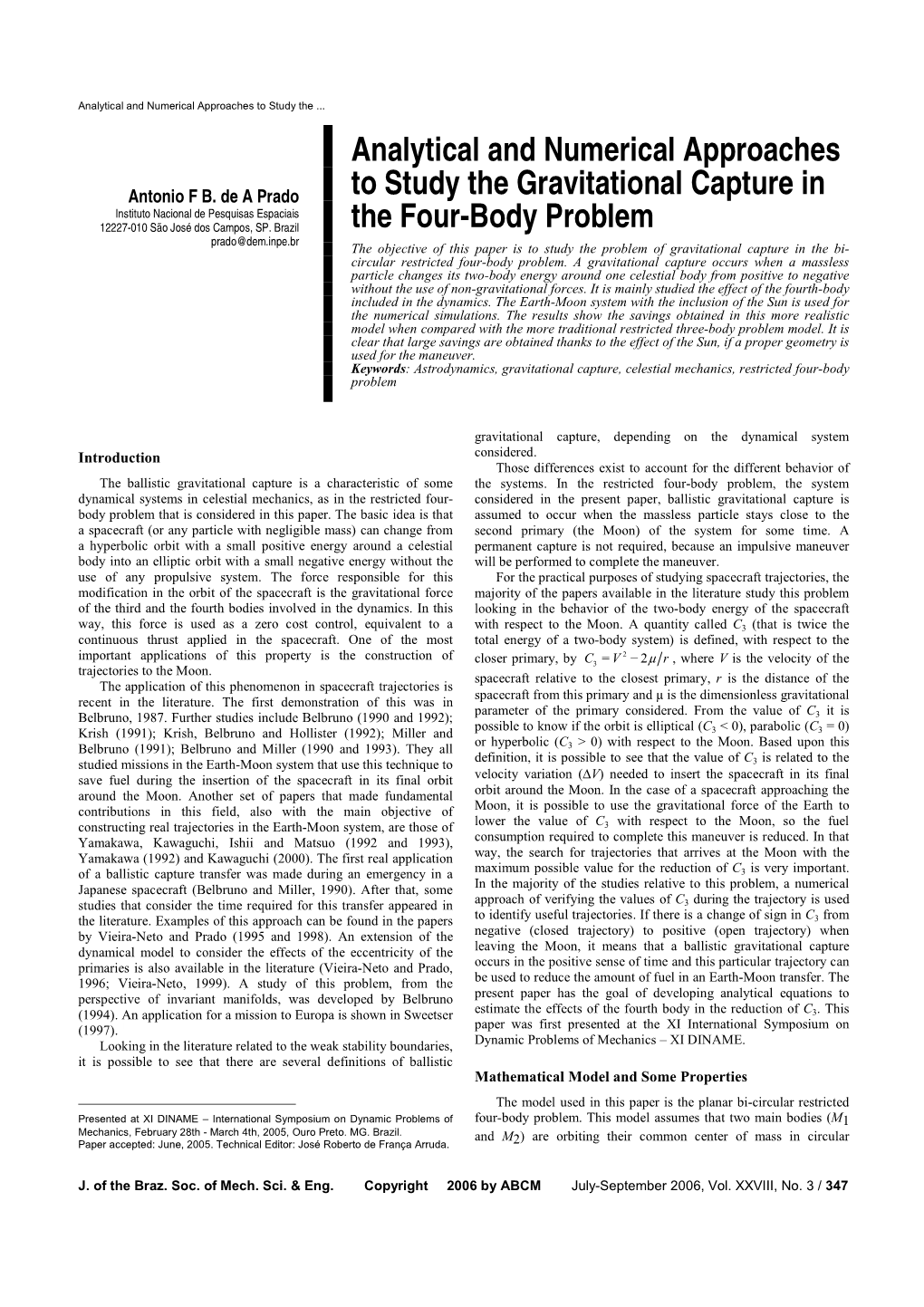 Analytical and Numerical Approaches to Study the Gravitational Capture