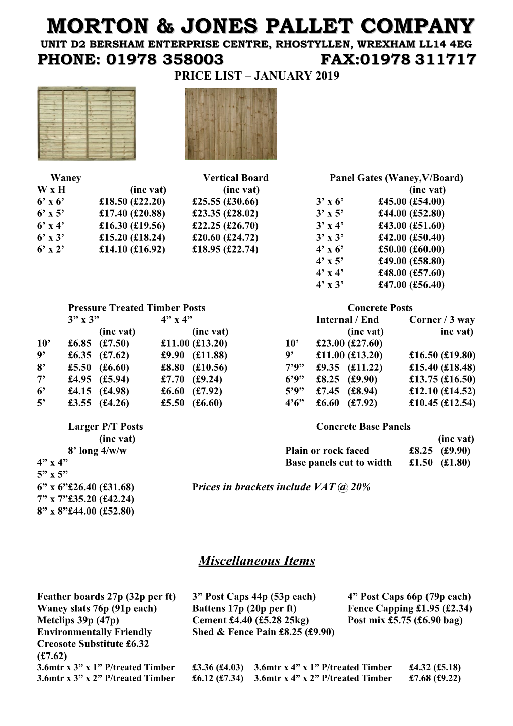 Morton & Jones Pallet Company