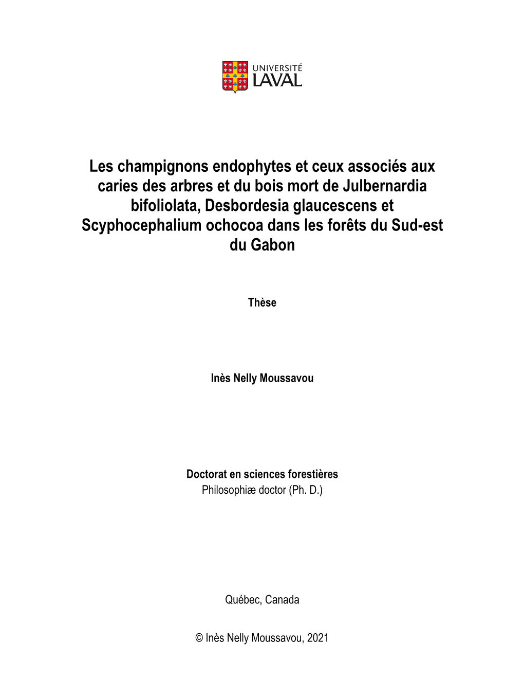 Les Champignons Endophytes Et Ceux Associés