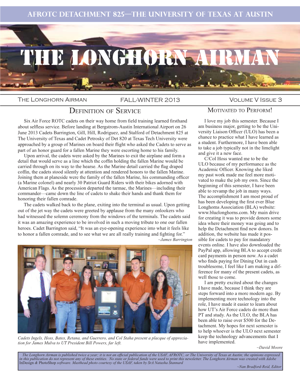 The LONGHORN AIRMAN