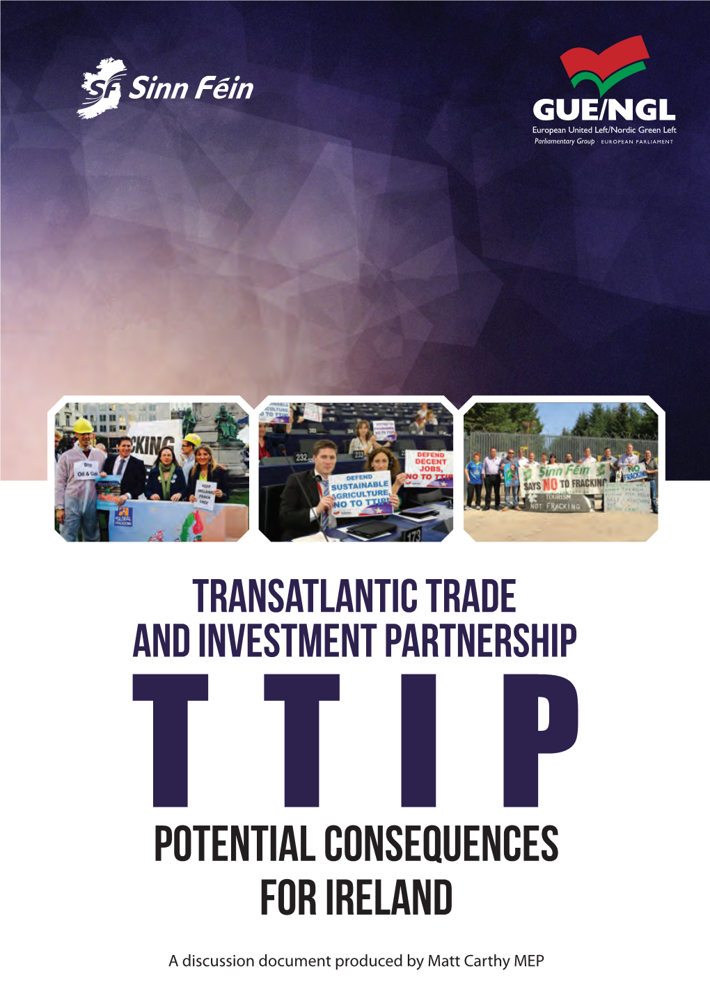 TTIP Winter 2014 Potential Consequences for Ireland