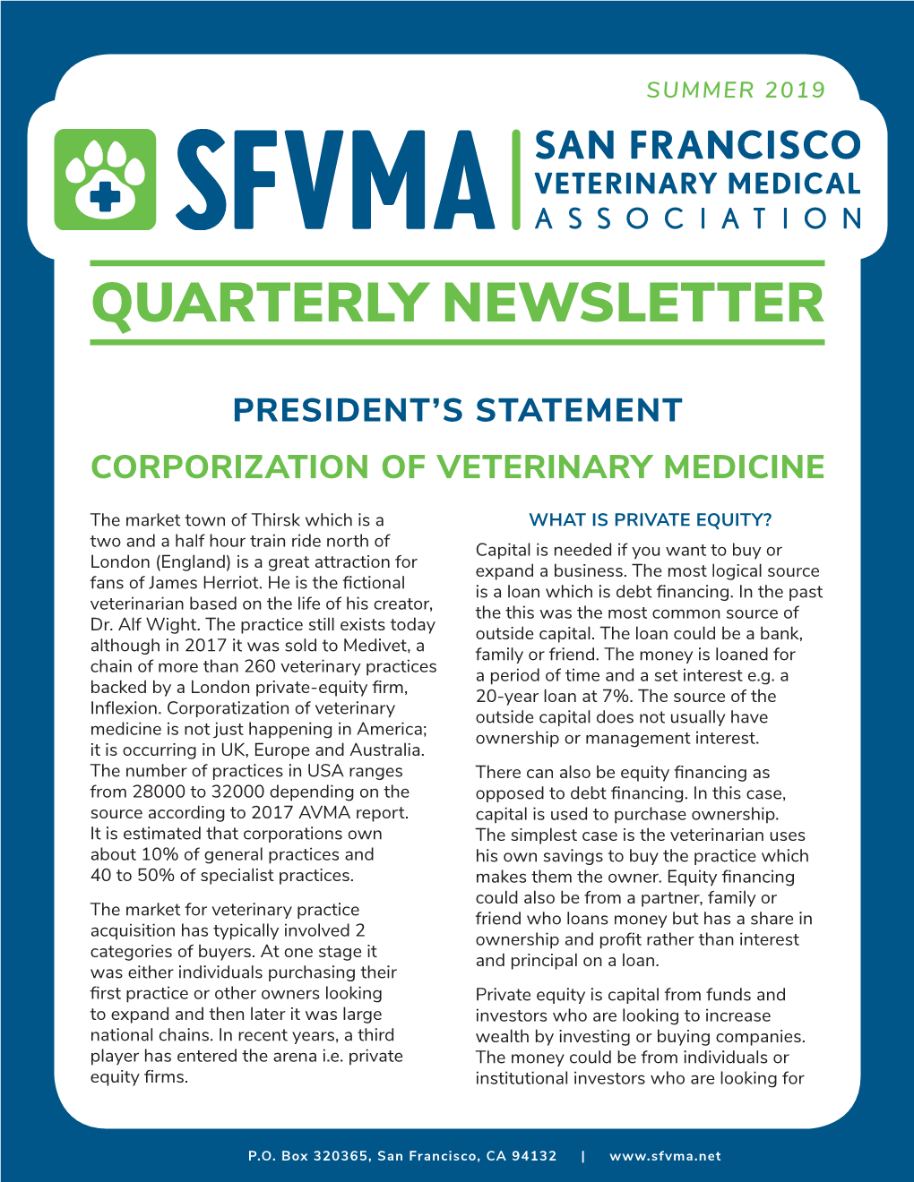 Quarterly Newsletter