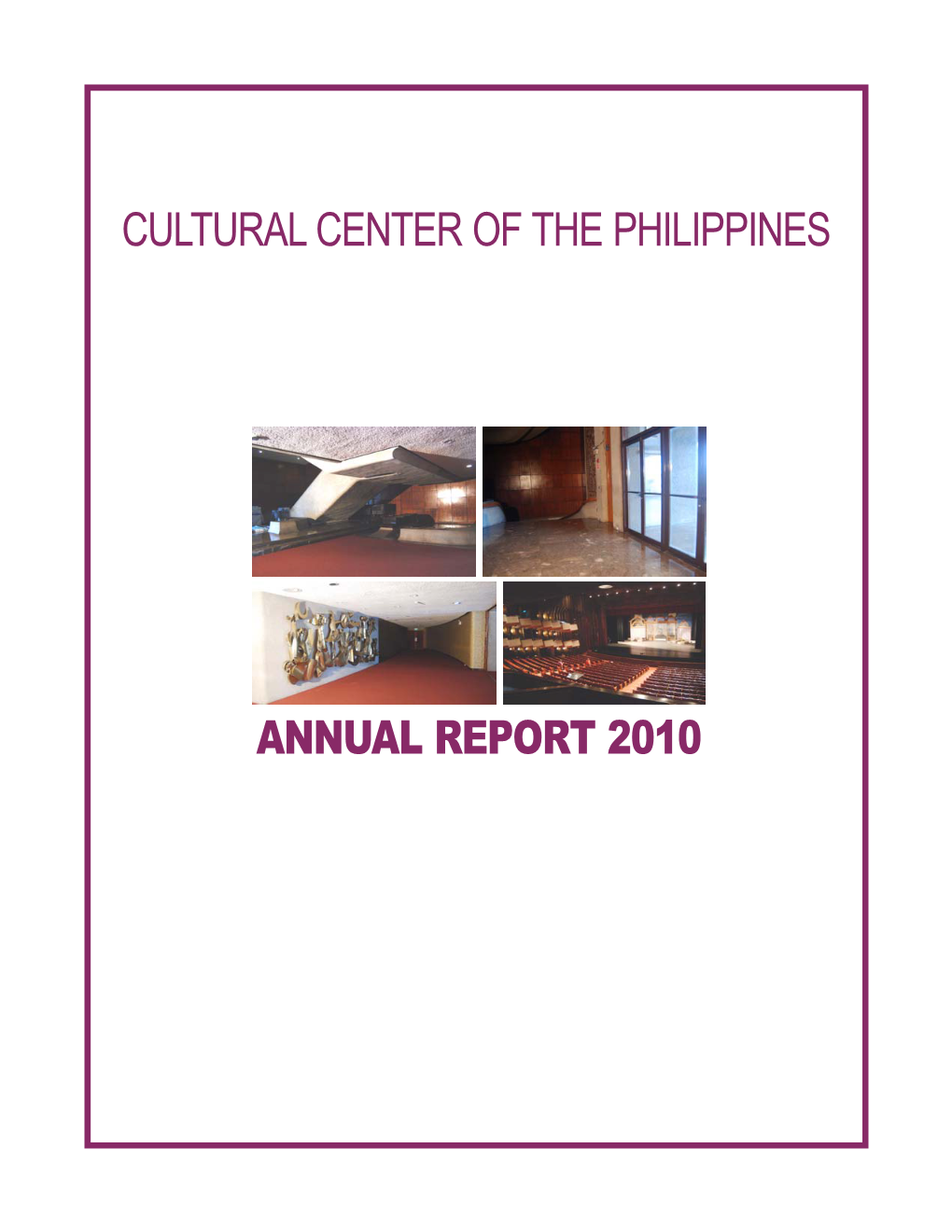 CCP Annual Report 2010