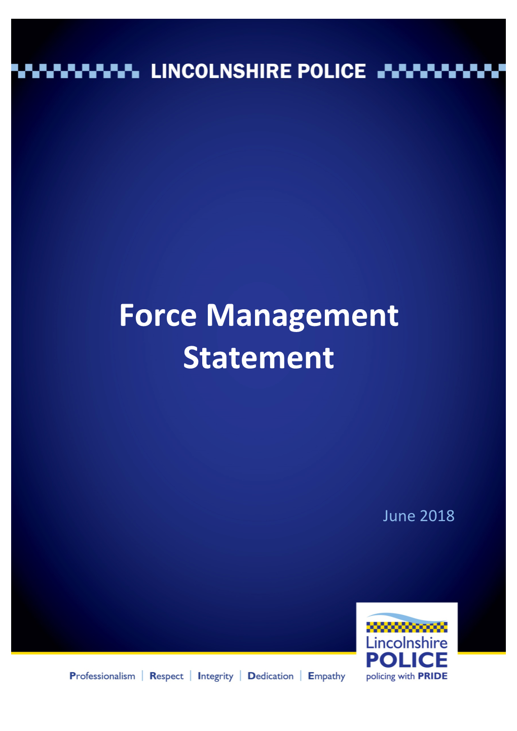 Force Management Statement