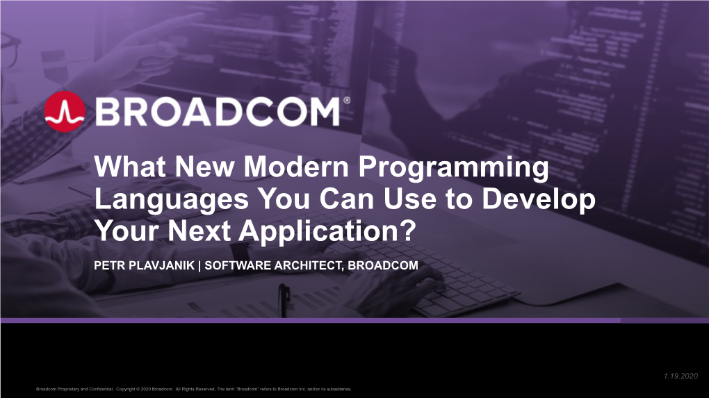 What New Modern Programming Languages You Can Use to Develop Your Next Application?