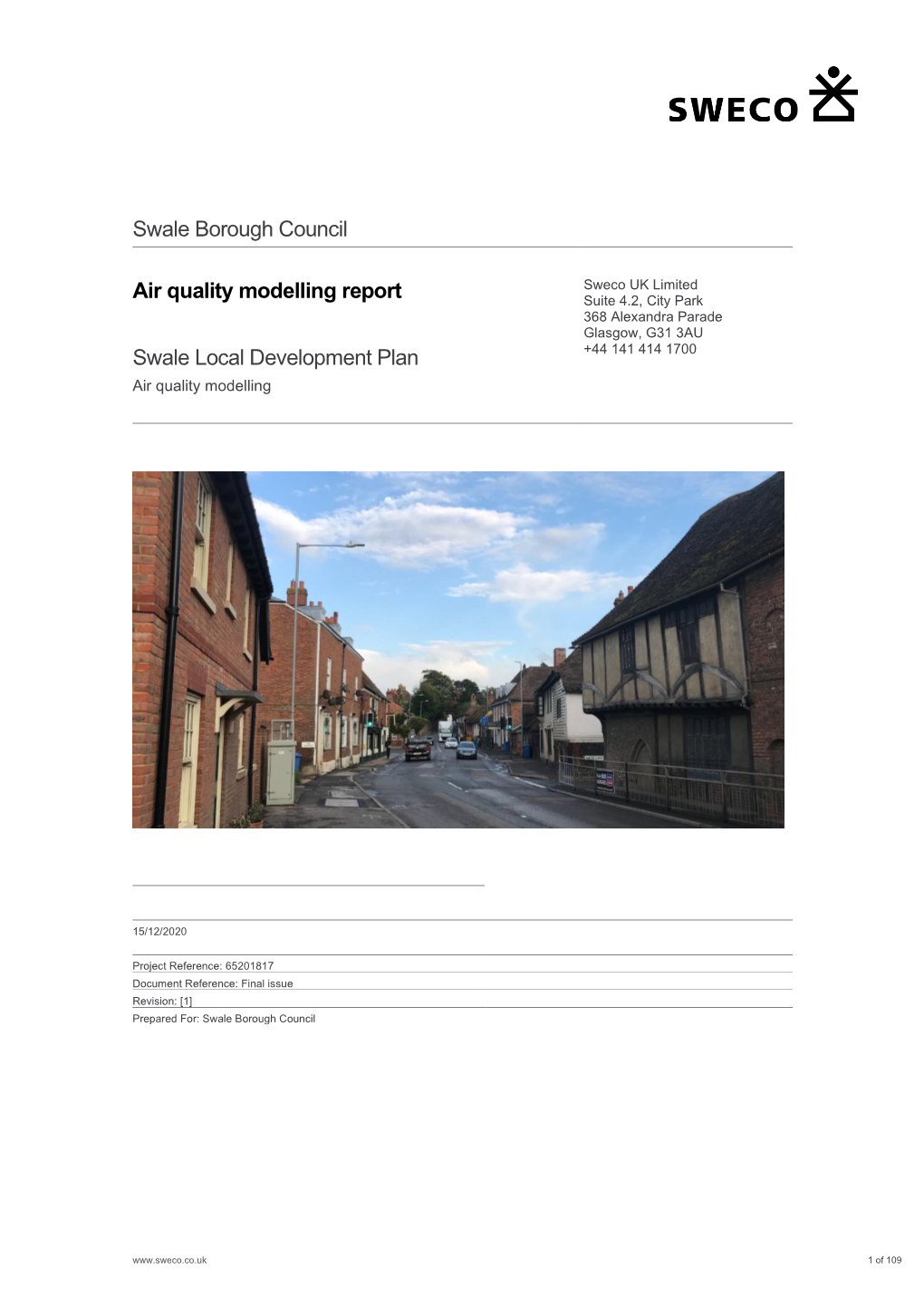 Swale Borough Council Air Quality Modelling Report Swale Local