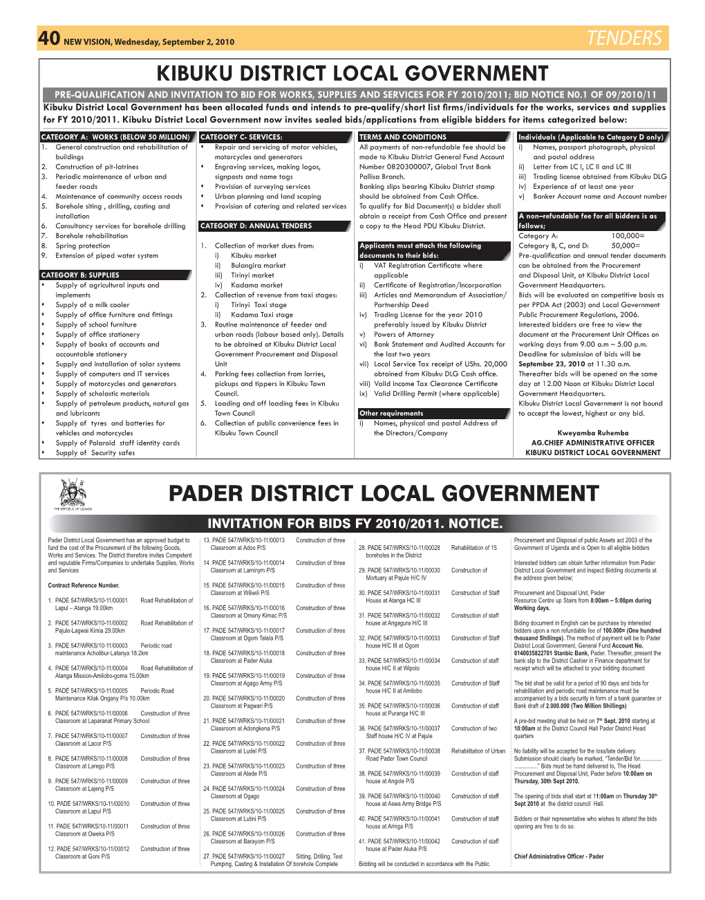 Kibuku District Local Government