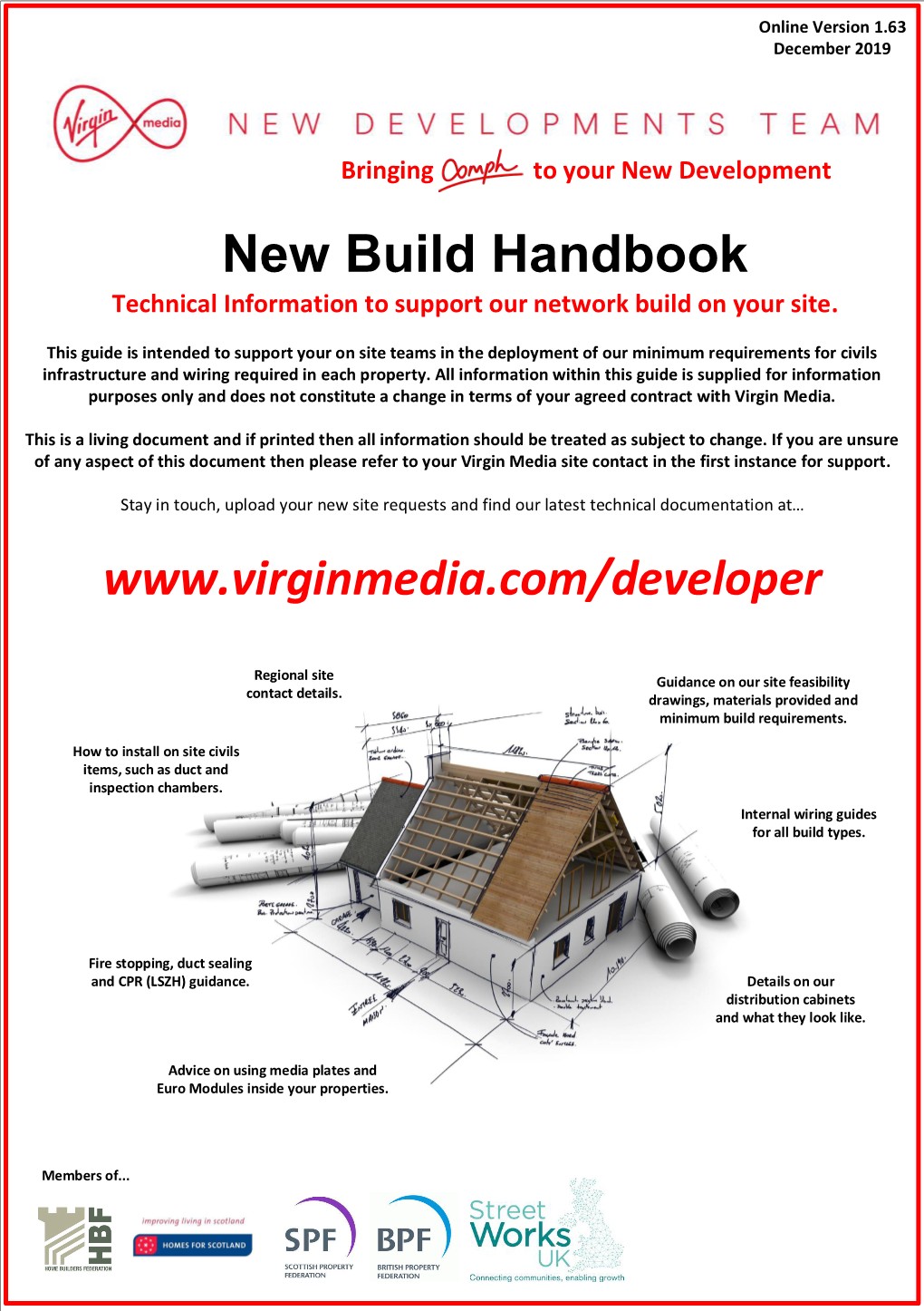 Technical Information to Support Our Network Build on Your Site. Bringing to Your New Development