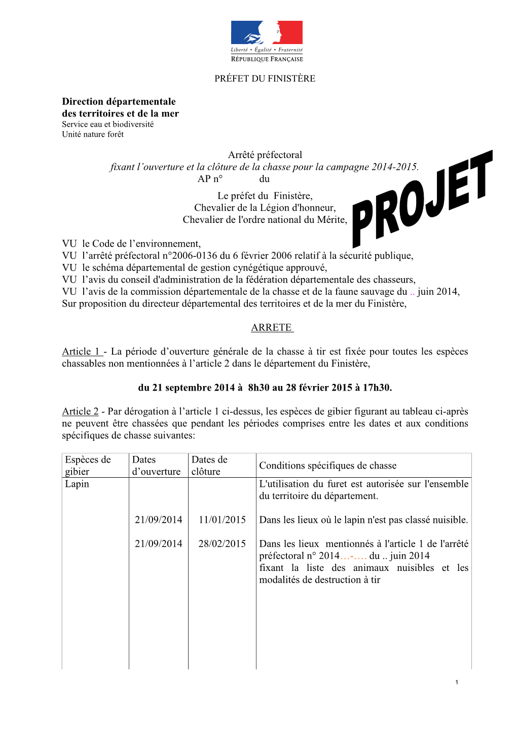 Projet AP Ouverture-Fermeture 2014-1