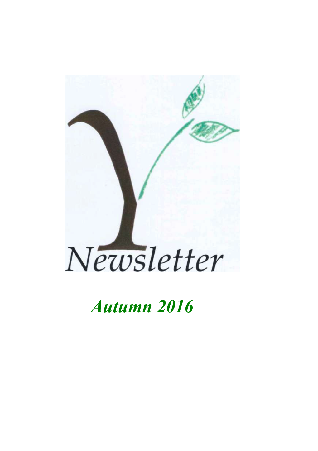 YLCE Newsletter Autumn 2016