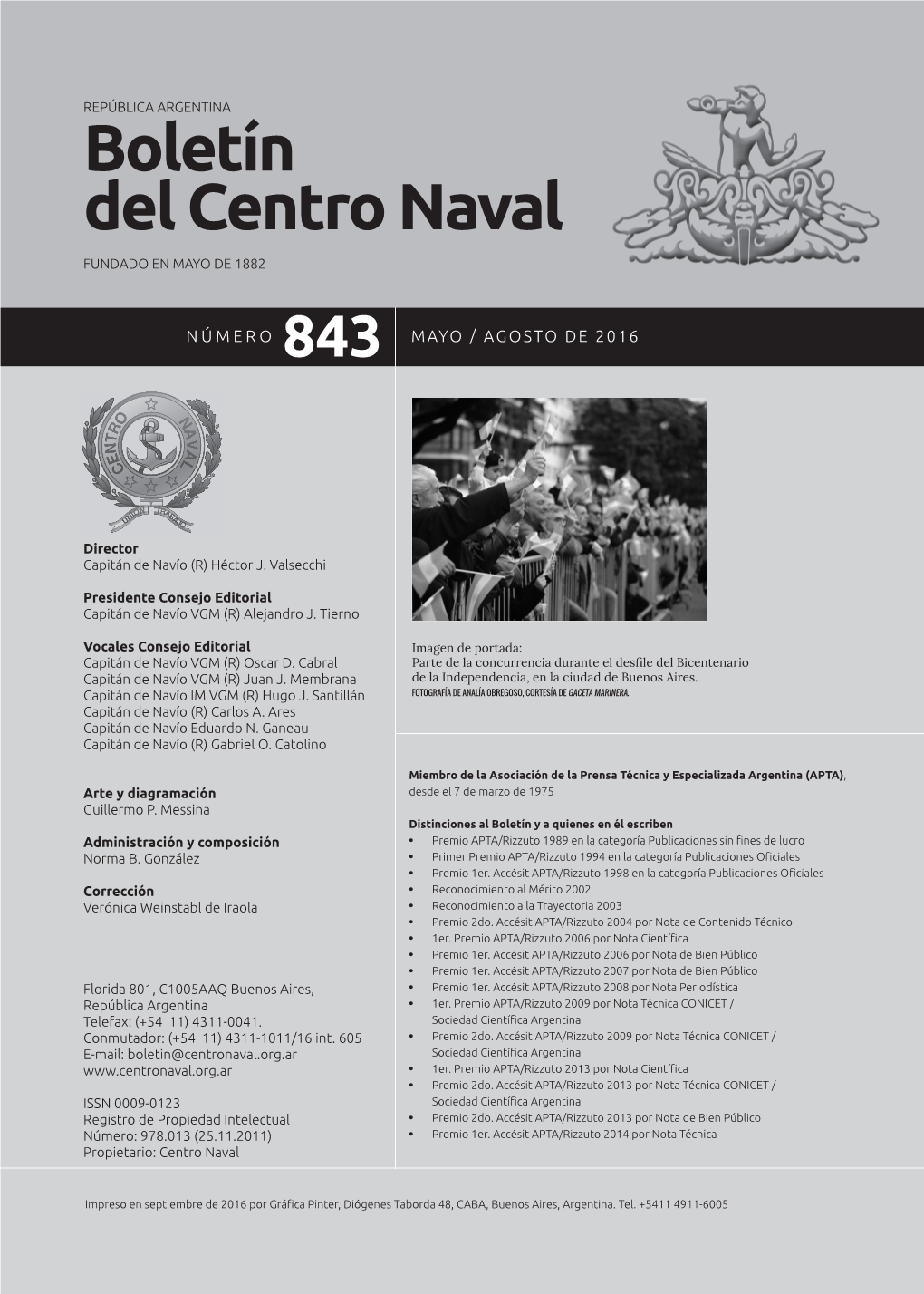 Boletín Del Centro Naval FUNDADO EN MAYO DE 1882