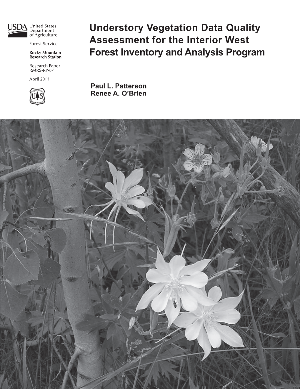 Understory Vegetation Data Quality Assessment for the Interior West Forest Inventory and Analysis Program