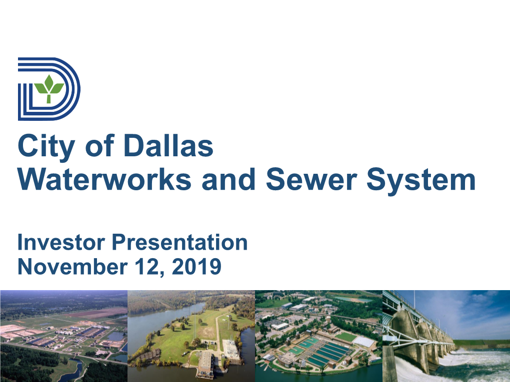 City of Dallas Waterworks and Sewer System