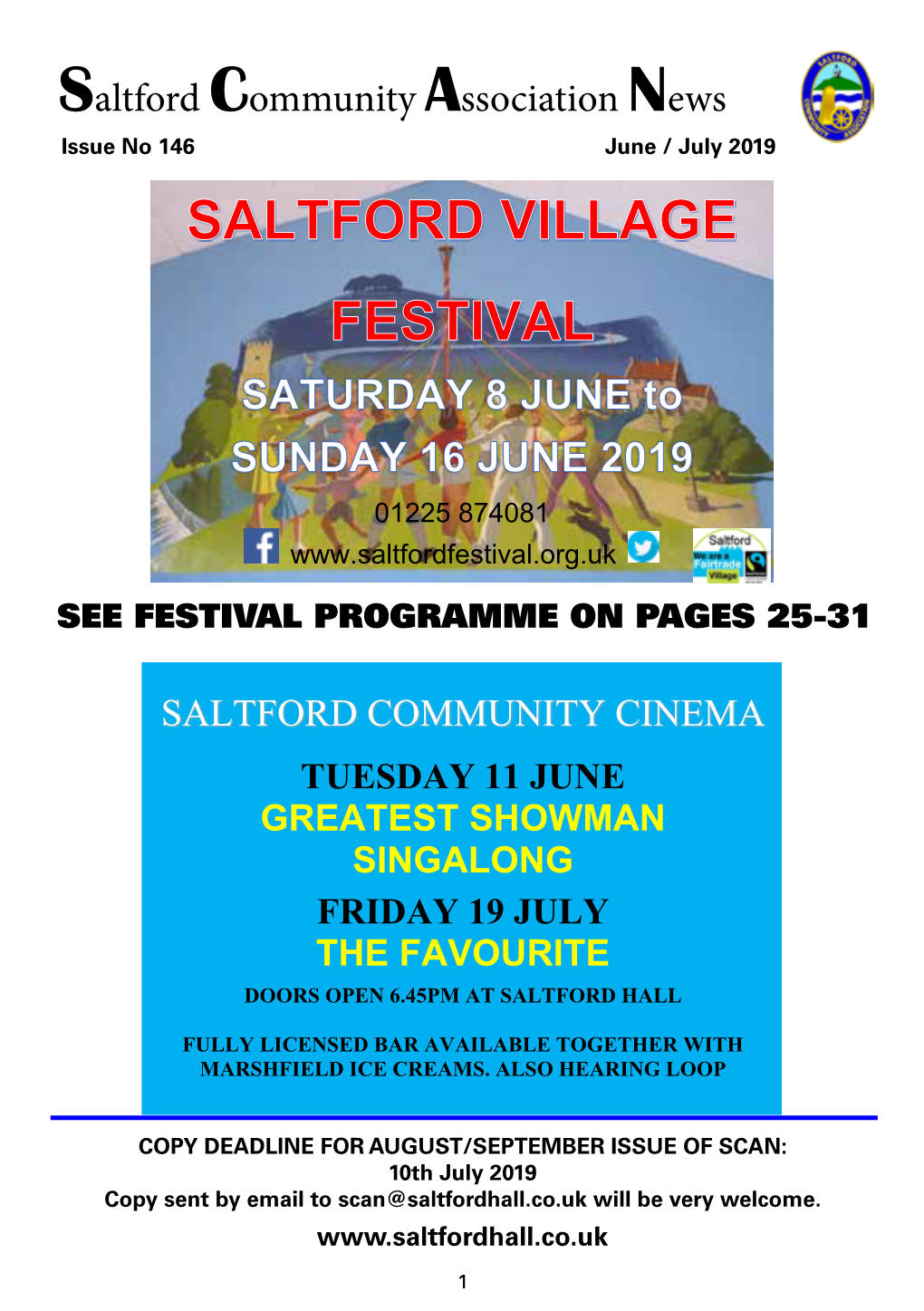 Saltford Community Association News Issue No 146 June / July 2019