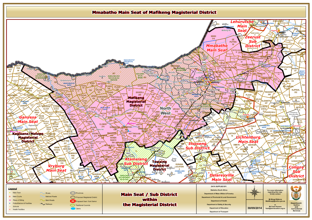 Mmabatho Main Seat of Mafikeng Magisterial District