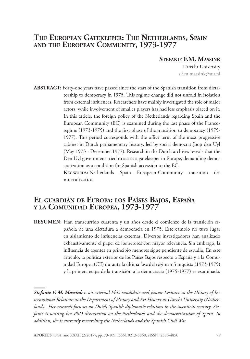 European Community, 1973-1977 Comunidad Europea, 1973-1977