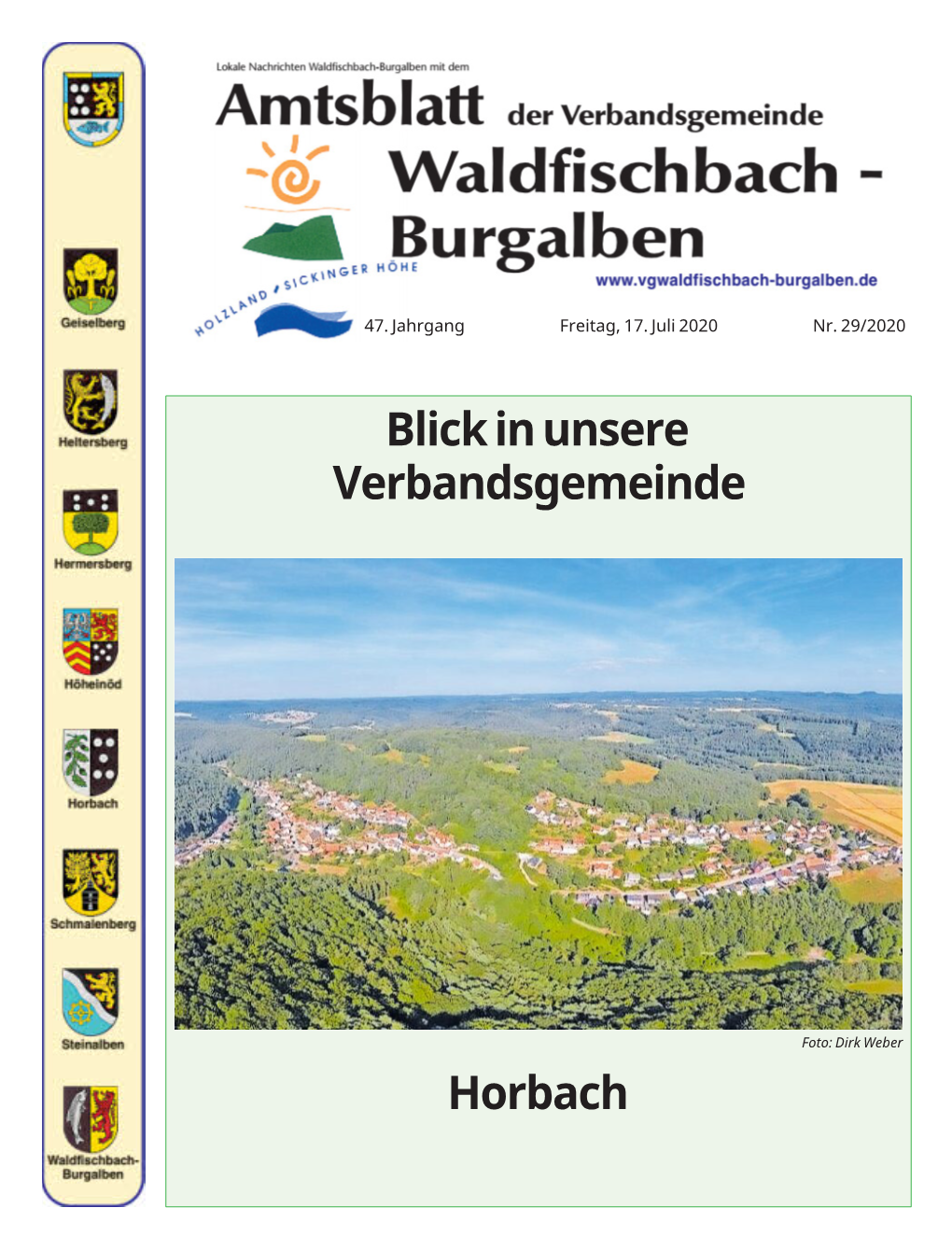 Blickinunsere Verbandsgemeinde Horbach