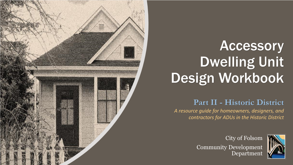 Accessory Dwelling Unit Design Workbook
