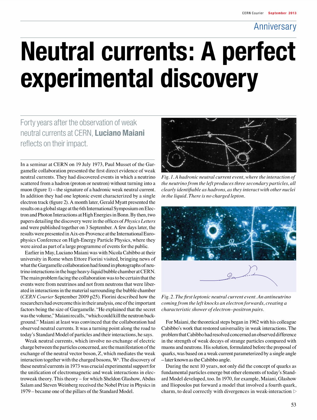 Neutral Currents: a Perfect Experimental Discovery