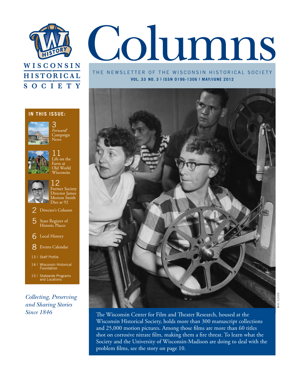 Columns Vol. 33 No. 3 May/June 2012