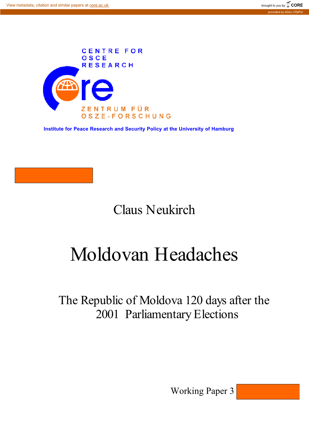 Moldovan Headaches