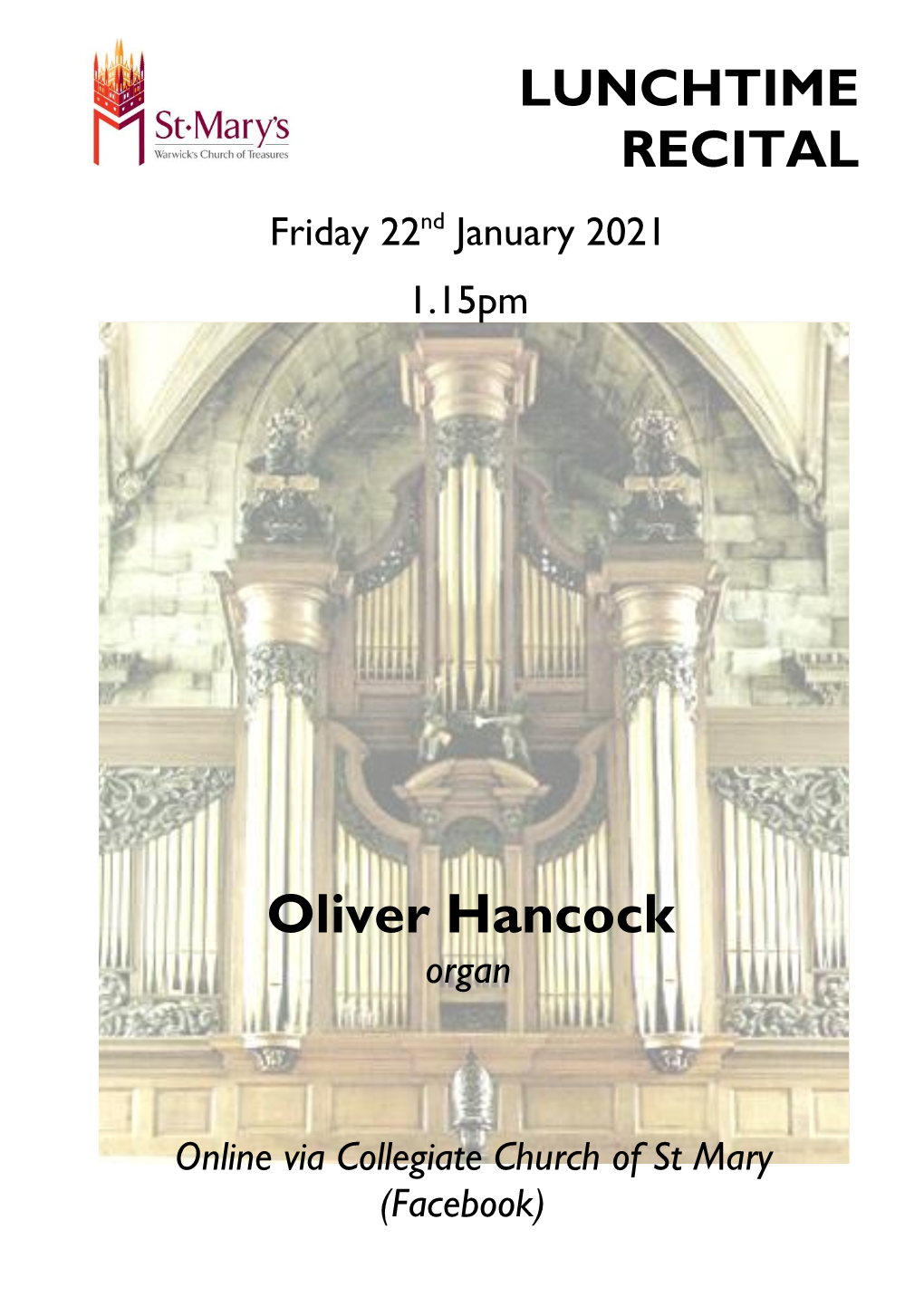 Organ Recital 210122