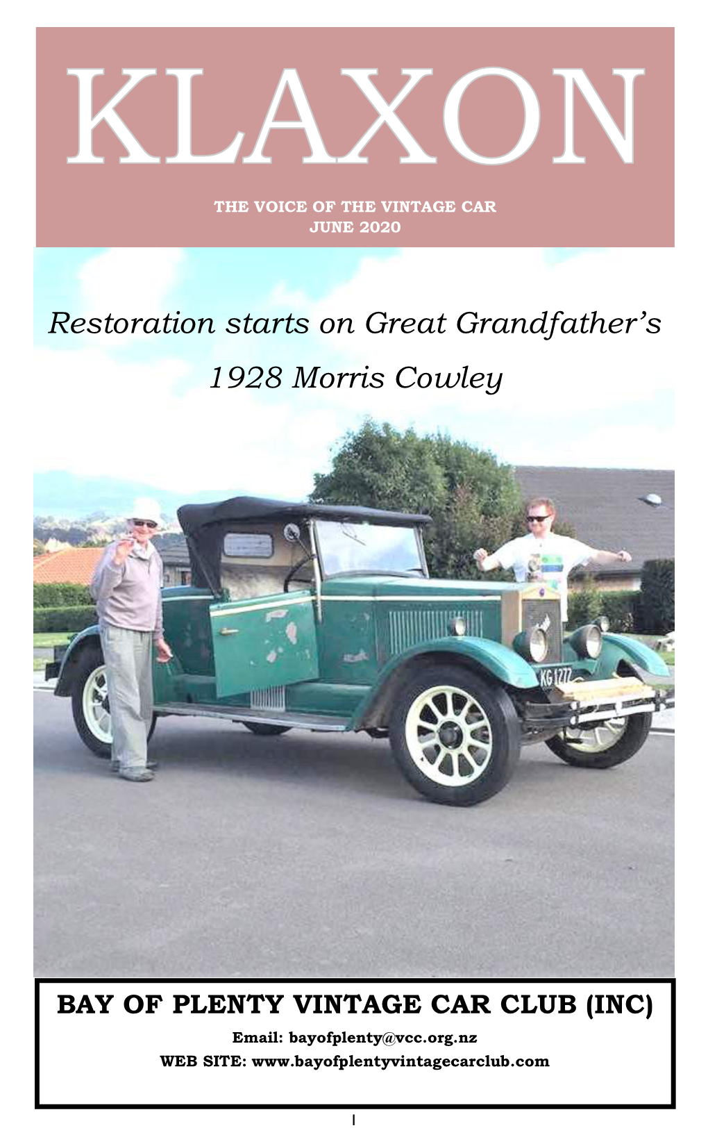 Restoration Starts on Great Grandfather's 1928 Morris Cowley