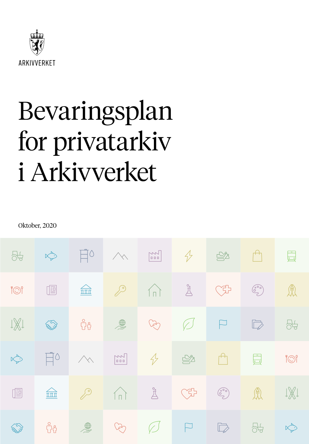 Bevaringsplan for Privatarkiv I Arkivverket