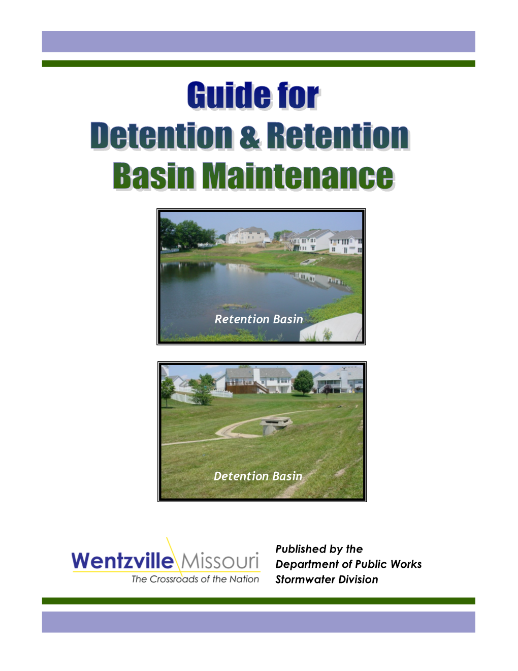 Retention Basin Detention Basin