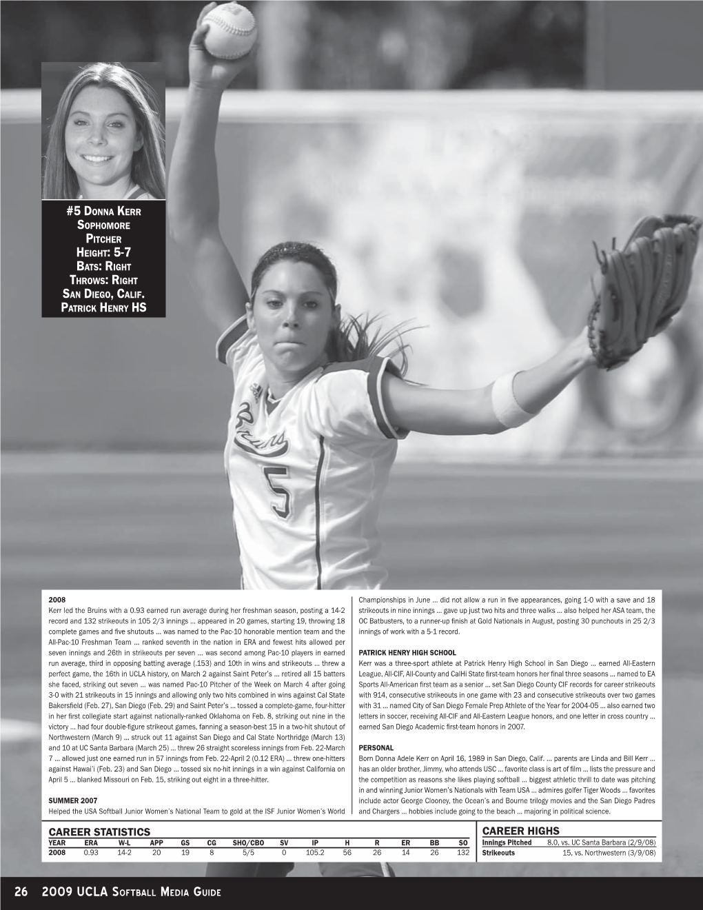 26 2009 Ucla Softball Media Guide