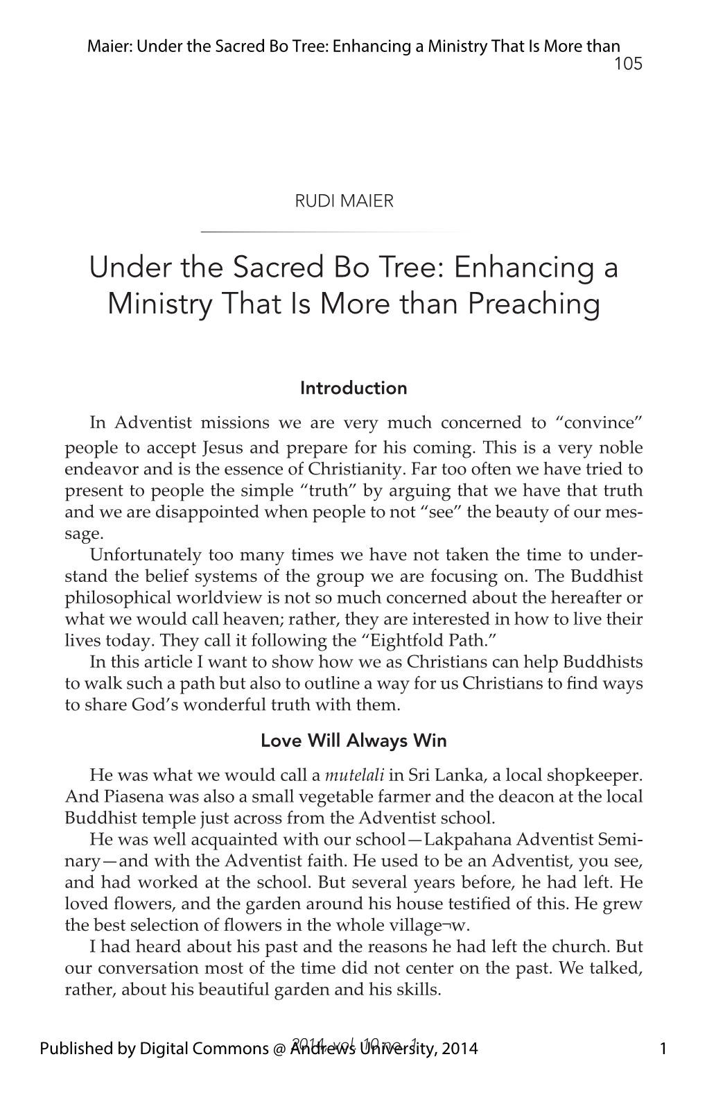 Enhancing a Ministry That Is More Than Preaching