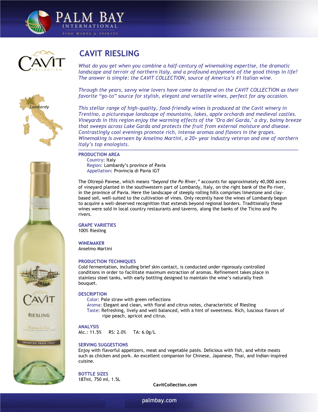 Cavit Riesling