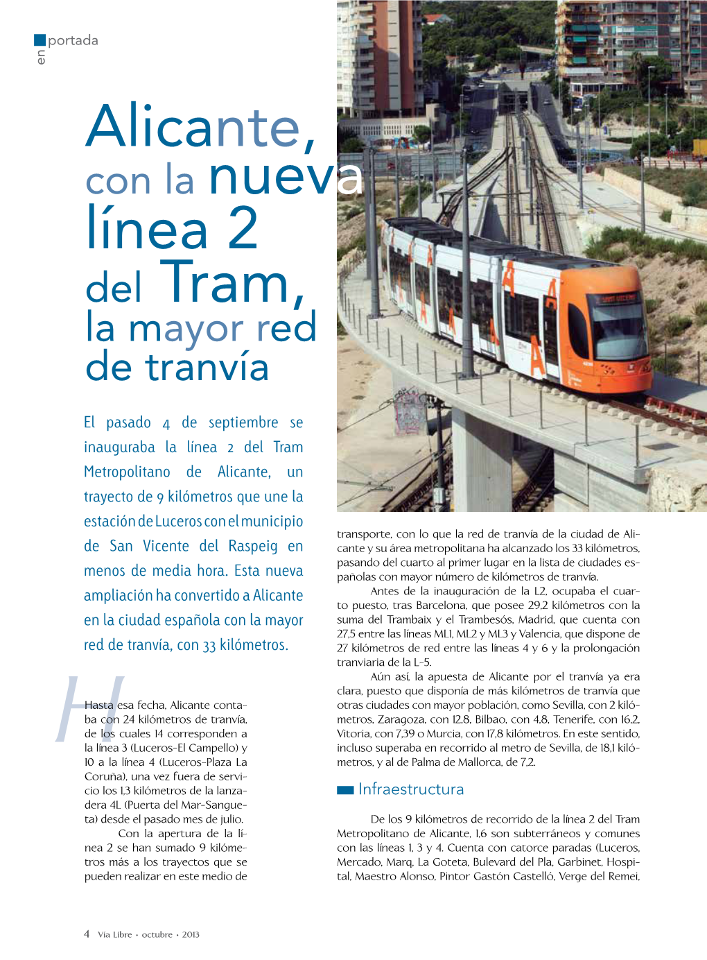 Alicante, Línea 2 Del Tram