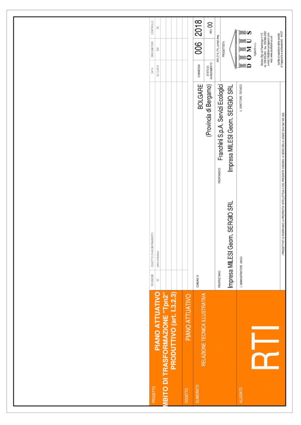 006 18 PA RTI 00 Relazione Tecnica Illustrativa