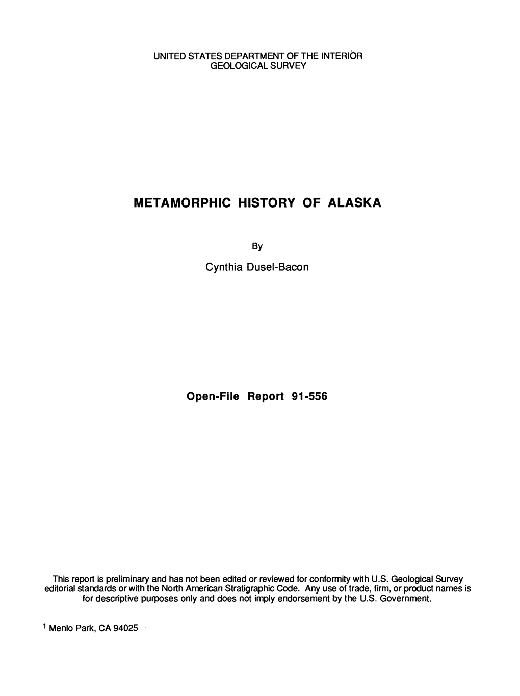 Metamorphic History of Alaska