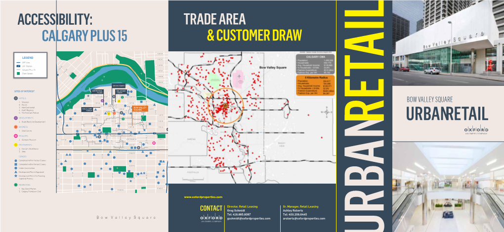 Calgary Plus 15 Trade Area & Customer Draw