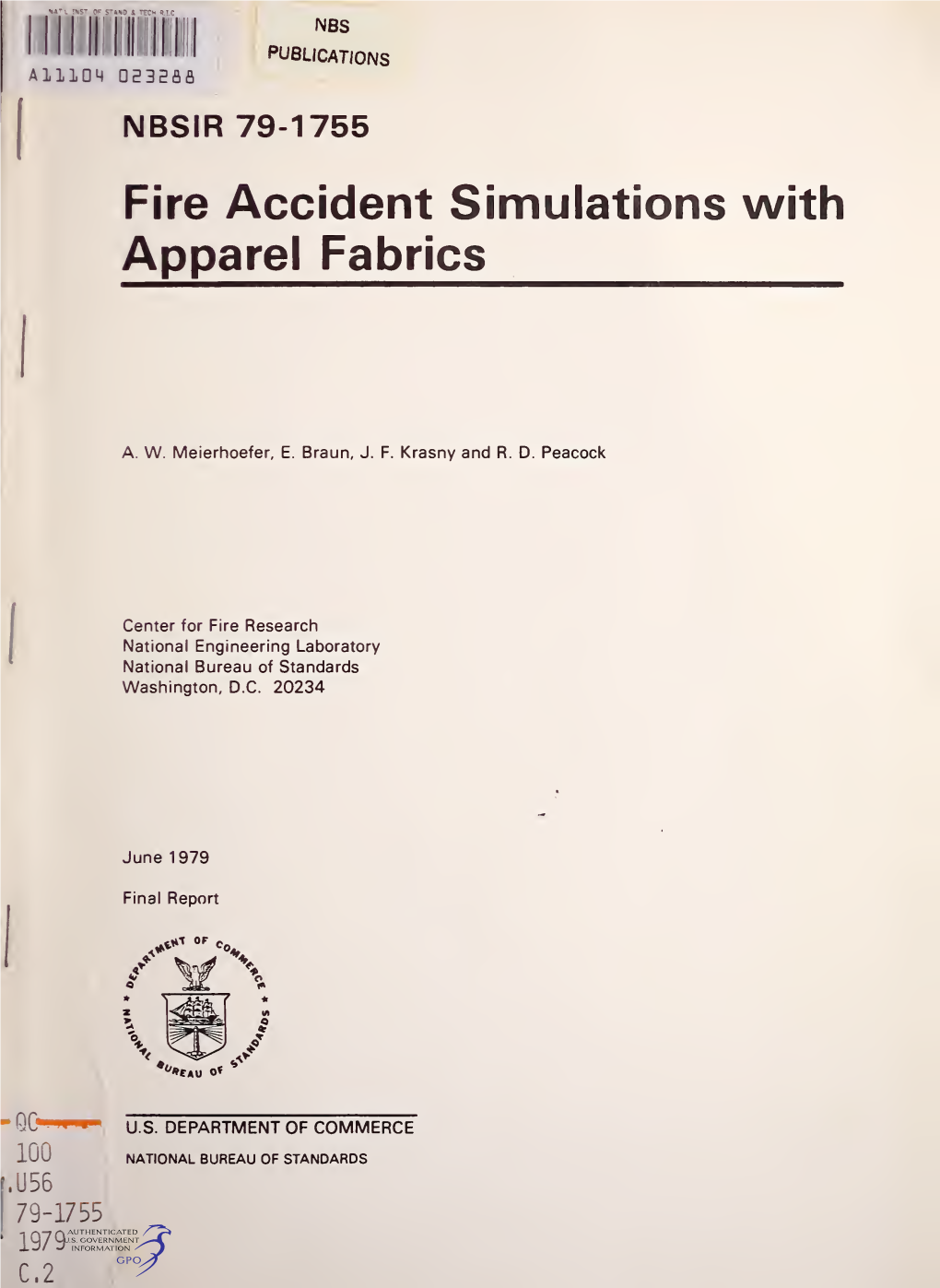 Fire Accident Simulations with Apparel Fabrics