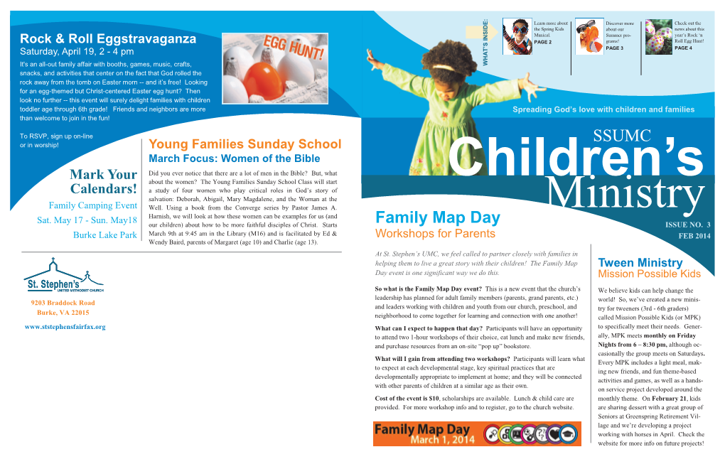 Family Map Day ISSUE NO