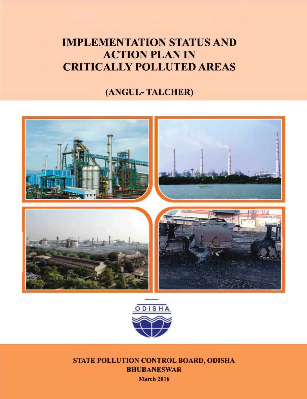 Action Plan Implementation Status Angul-Talcher Mar2016