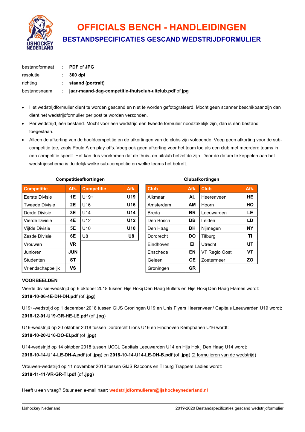 2019-2020 Bestandspecificaties Gescand Wedstrijdformulier