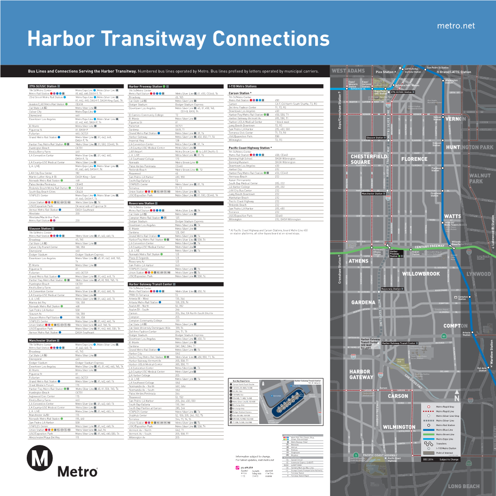 Metro.Net Harbor Transitway Connections