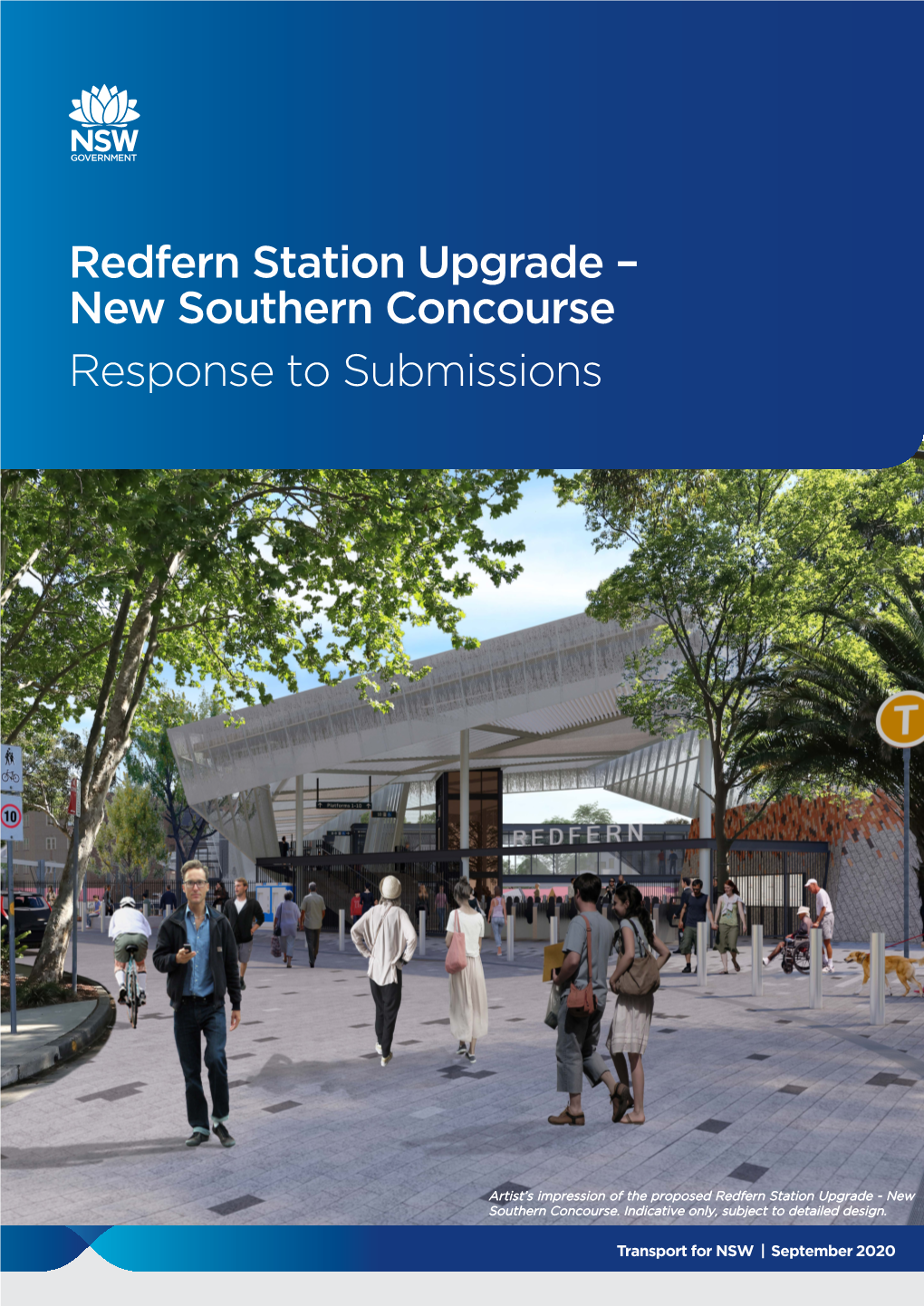 Redfern Station Upgrade – New Southern Concourse Response to Submissions