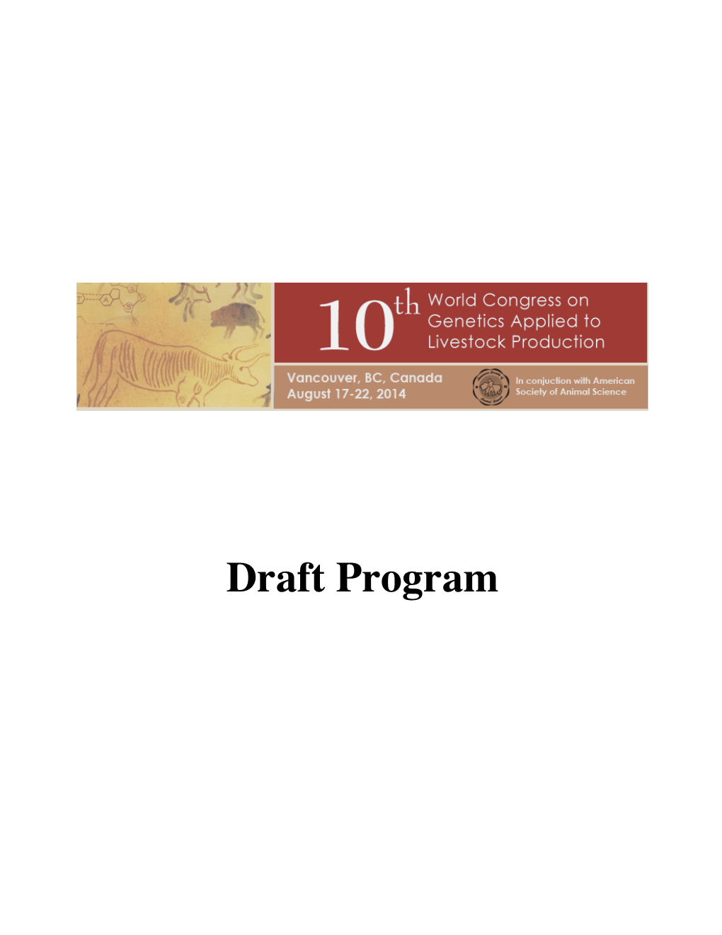 Draft Program