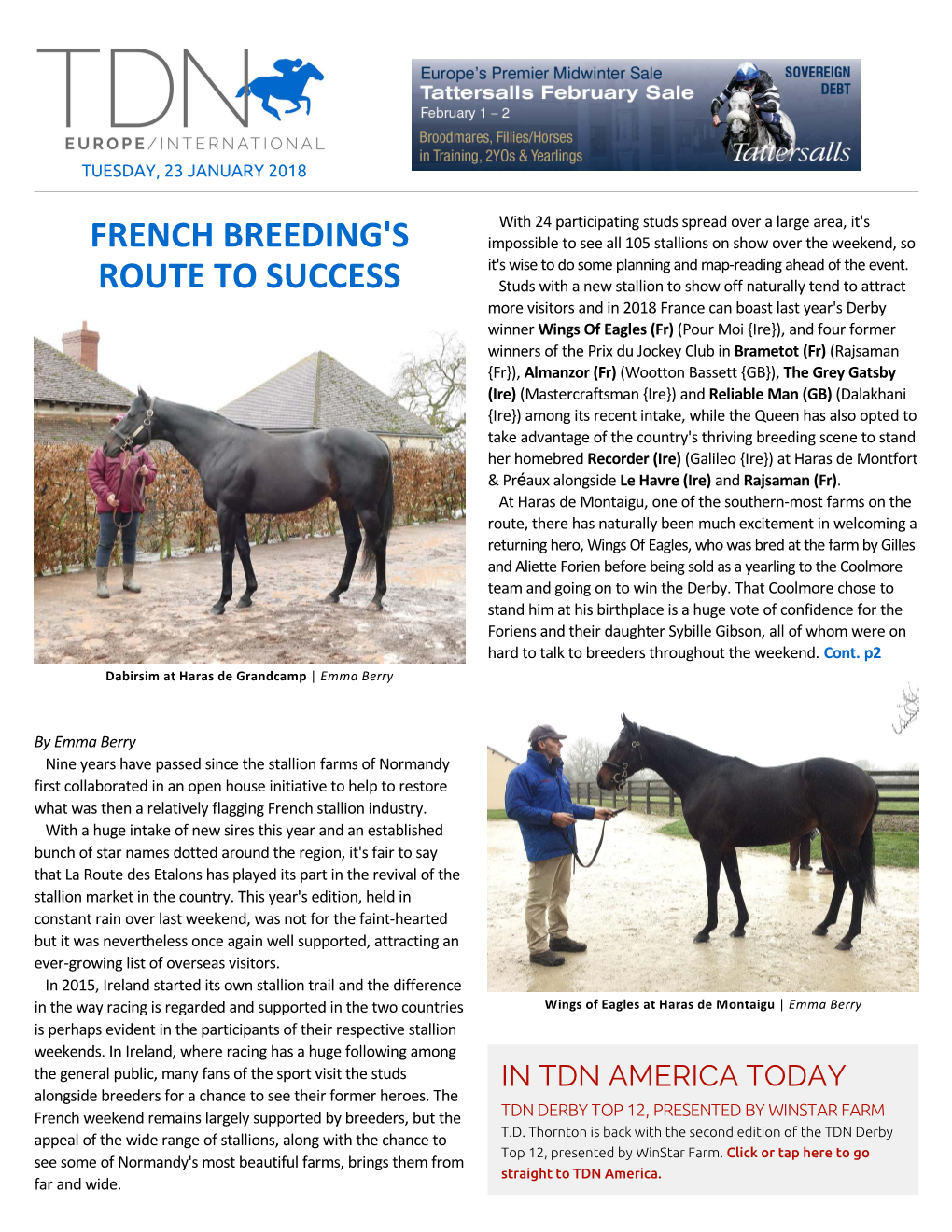 French Breeding's Route to Success