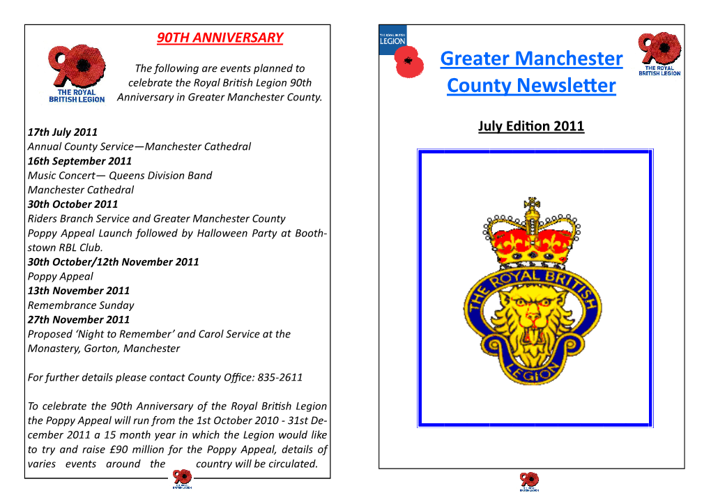 Greater Manchester County Newsle Er